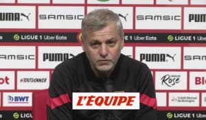 Genesio : « J'espère que ce n'était qu'un accident » - Foot - L1 - Rennes
