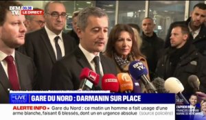 Attaque à la gare du Nord: Gérald Darmanin confirme qu'il y a 6 blessés, dont un policier