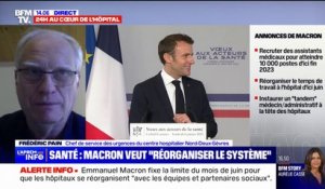 Frédéric Pain, Association des médecins urgentistes de France: "Il faut l'équivalent d'un plan Marshall si on veut sauver l'hôpital"