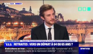Réforme des retraites: "Tous les chiffres prouvent le contraire de ce que veut faire Emmanuel Macron", affirme le porte-parole du Rassemblement national Andréa Kotarac