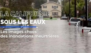 Les images impressionnantes des inondations qui touchent Californie