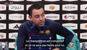 FC Barcelone - Xavi : "Le championnat est compétitif et ce ne sera pas facile pour Ronaldo"