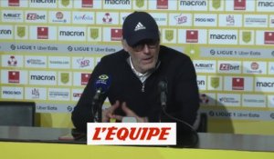 Laurent Blanc : « Si on veut remonter en haut, il va falloir gagner des matches » - Foot - OL