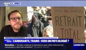 "C'est elle qui pénalise l'ensemble des Français" : ce syndicaliste CGT cheminot répond à Elisabeth Borne sur la mobilisation contre la réforme des retraites