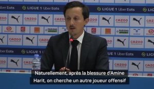 OM - Longoria : "Après la blessure de Harit, on cherche un autre joueur offensif"