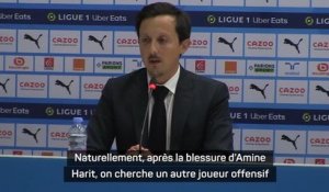 OM - Longoria : "Après la blessure de Harit, on cherche un autre joueur offensif"