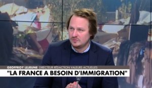 Geoffroy Lejeune : «Nous subissons une immigration de peuplement, du regroupement familial et d’asile»