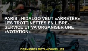 Paris: Hidalgo veut "arrêter" les scooters en libre-service et organisera un "vote"