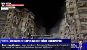 En Ukraine, une frappe touche un immeuble résidentiel à Dnipro