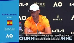Open d'Australie - Nadal : "Retrouver de la confiance dans mon jeu"