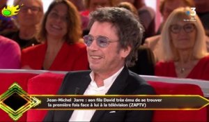 Jean-Michel Jarre : son fils David très ému de se trouver  la première fois face à lui à la télévisi
