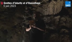 Concert de conque dans les grottes d'Isturitz et Oxocelhaya