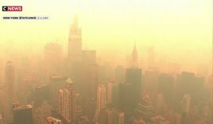 Incendies au Québec : la ville de New York plongée dans un brouillard orange