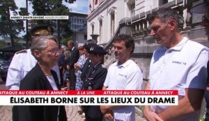 Attaque au couteau à Annecy : Elisabeth Borne et Gérald Darmanin sont sur place