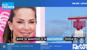 Mélissa Theuriau est cash sur une question lors d'une entrevue avec Mouloud Achour. (titre aguicheur)