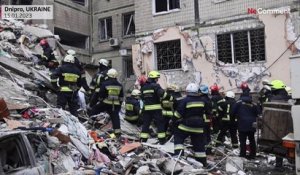 No Comment | Ukraine : un missile s'abat sur un immeuble résidentiel à Dnipro