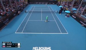 Bagnis - Evans - Les temps forts du match - Open d'Australie