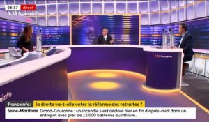 Réforme des retraites : le gouvernement "a prévu son coup" pour que le texte "ne fasse pas l'objet d'un vote", accuse Xavier Bertrand