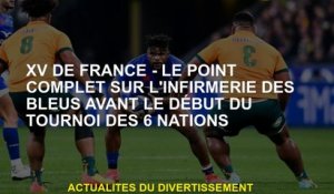 XV de France - Le point complet de l'infirmerie des Blues avant le début du tournoi des 6 Nations
