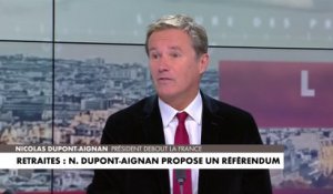 Nicolas Dupont-Aignan : «C’est une réforme injuste qui va peser sur les classes populaires»