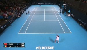 Zhang - Tig  - Les temps forts du match - Open d'Australie