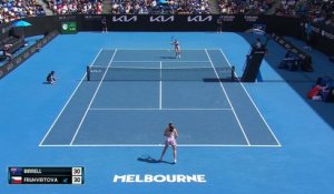 Birrell  - Fruhvirtova - Les temps forts du match - Open d'Australie