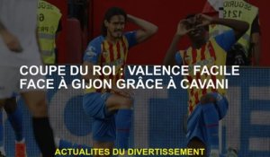 King's Cup: Easy Valence contre Gijon grâce à Cavani