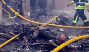 Ukraine : enquête sur le crash de l'hélicoptère, "plusieurs théories" sont évaluées