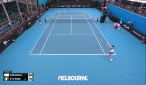 Gracheva - Stefanni - Les temps forts du match - Open d'Australie