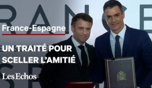 Sommet franco-espagnol : Emmanuel Macron et Pedro Sanchez réunis à Barcelone pour un traité d’amitié
