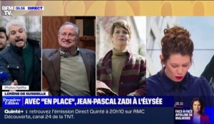 Dans la série "En place", Jean-Pascal Zadi devient candidat à la présidentielle
