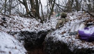 En immersion avec des soldats ukrainiens sur la ligne de front