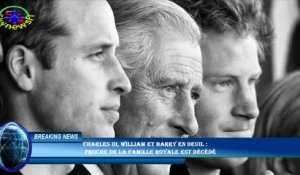 Charles III, William et Harry en deuil :  proche de la famille royale est décédé