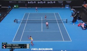 Hunter/Mertens - Babos/Mladenovic - Les temps forts du match - Open d'Australie