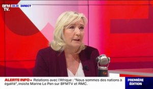 Réforme des retraites: pour Marine Le Pen, "toutes les mobilisations sont bonnes, dans la rue, à l'Assemblée nationale"