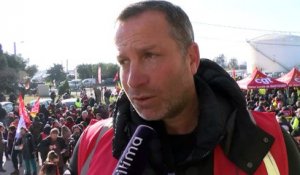 "Nous nous lançons dans un mouvement long" Christophe Claret CGT des dockers du golfe de Fos