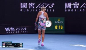 Pegula  - Azarenka - Les temps forts du match - Open d'Australie