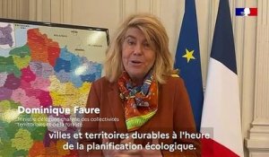 Message vidéo de Mme la Ministre Dominique Faure - Séminaire "Ville et territoires durables / Habiter la France de demain"