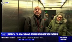 À Nancy, les habitants d'une tour de 20 étages n'ont droit aux ascenseurs que 10 minutes par heure