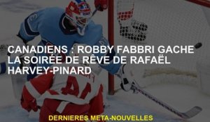 Canadiens: Robby Fabbri gâche Rafaël Harvey-Pinard's Dream Evening