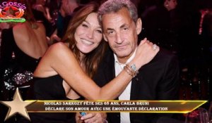 Nicolas Sarkozy fête ses 68 ans, Carla Bruni  déclare son amour avec une émouvante déclaration