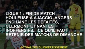 Ligue 1: Fin d'un match orage