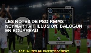PSG-reims Notes: Neymar est une illusion, Balogun dans le bourreau