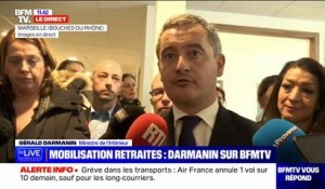 Manifestations contre les retraites: Gérald Darmanin annonce que 11.000 policiers et gendarmes seront mobilisés, dont 4000 à Paris