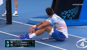 Le Top 5 de Djokovic : lob, point sans filet, passing et retour clinglants