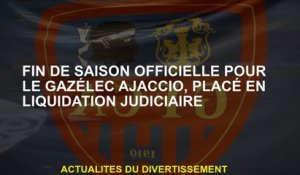 Fin officiel de la saison pour Gazélec Ajaccio, placé dans une liquidation obligatoire