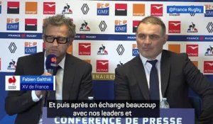 XV de France - Galthié : "Nous voulons continuer à progresser"