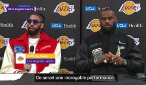 Lakers - Davis sur la course au record de LeBron James : "Nous voulons tous faire partie de ce moment"