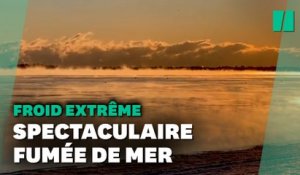 Aux États-Unis et au Canada, les images spectaculaires de la "fumée de mer"