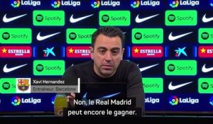 20e j. - Xavi : "Le Real Madrid peut encore gagner le championnat"